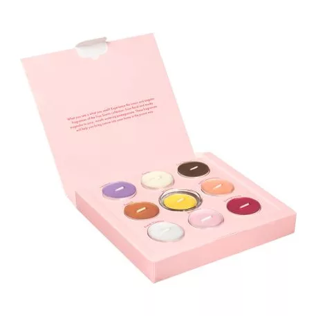 Szett Bolsius, teamécsesek üvegben, Karácsony, illat mix, 9 db