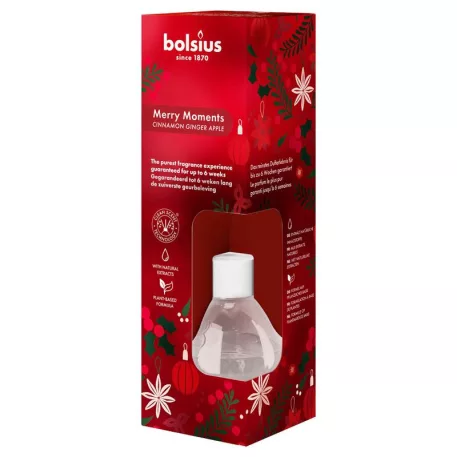 Bolsius True Glow illatosító, 60ml, alma/fahéj