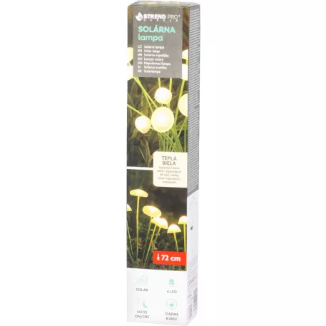 Lámpa Strend Pro, 72 cm, napelemes, 6x LED, AA
