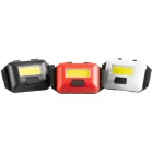 Fejlámpa Strend Pro COB LED, 3xAAA, 6x4x1,8 cm, mix színek (fekete, fehér, piros), Sellbo