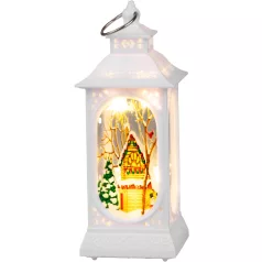   MagicHome karácsonyi lámpás, műanyag, 5xLED meleg fehér, 4,8x4,8x12,8 cm, 3xLR44