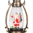 MagicHome karácsonyi lámpás, Mikulás, műanyag, 1xLED meleg fehér, 8x6,5x14 cm, 3xLR44