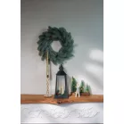 MagicHome karácsonyi lámpás, műanyag, fekete, 3xLED sárga, 14x14x35 cm, 3xAAA