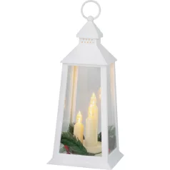   MagicHome karácsonyi lámpás, műanyag, 3xLED sárga, 14x14x35 cm, 3xAAA