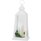 MagicHome karácsonyi lámpás, műanyag, 3xLED sárga, 14x14x35 cm, 3xAAA