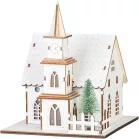 Dekoráció MagicHome Karácsony, fa, 6xLED meleg fehér, 15 x 17 x 18.5 cm, elemes