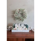 Dekoráció MagicHome Karácsonyi falu 15xLED meleg fehér, 45 x 15 x 22.7 cm, elemes