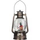 MagicHome karácsonyi lámpás, műanyag, 1xLED meleg fehér, 12x10x20,5 cm, 3xAA