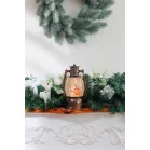 MagicHome karácsonyi lámpás, műanyag, 1xLED meleg fehér, 12x10x20,5 cm, 3xAA