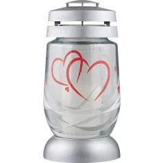 Mécses bolsius 3S 13 Szívek, 22 cm, 36 óra