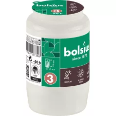   Gyertya utántöltő, 50 óra, 152 g, 57x94 mm, mécseshez, fehér, olaj