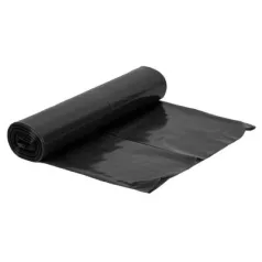 Szemeteszsák Ldpe 120 L, 70x110x0,04 mm, Fekete, 25 db