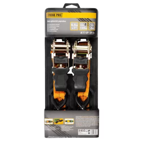 Szorító Heveder (125 kg teherbírás) 2 db (szélesség 25 mm/hosszúság 4,5 M)