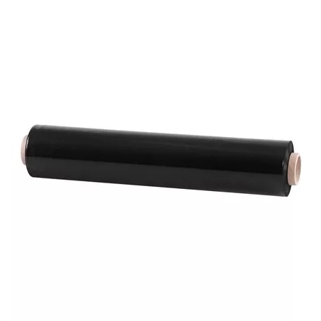 Fólia Stretch, 0500 mm, 23 μm, fekete, 200 m
