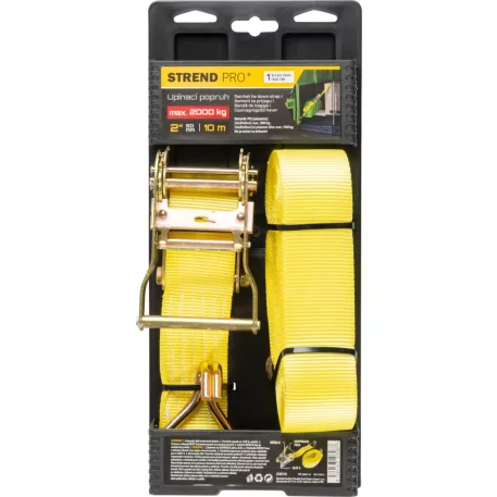 Strend Pro szorítópánt, racsnis heveder, 50 mm, H-10 m, max. 2000 kg