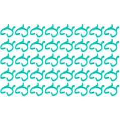   Rögzítő kapocs Strend Pro Garden, 28x24 mm, 40 db-os csomag