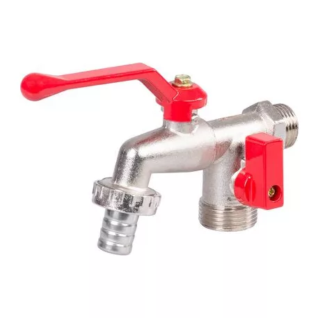 Vízcsap Strend Pro, 3/4"-3/4"-1/2", dupla, kerti