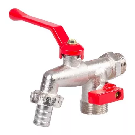 Vízcsap Strend Pro, 3/4"-3/4"-1/2", dupla, kerti
