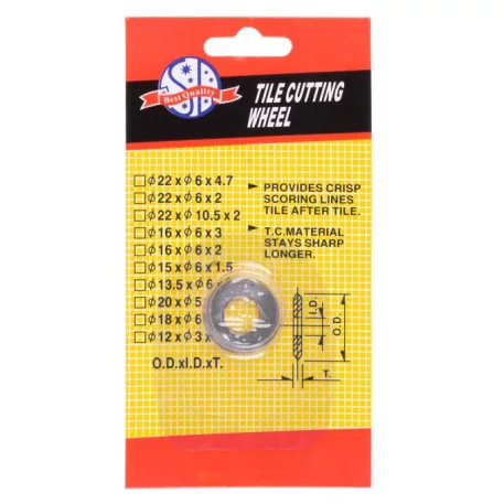 Csempevágó Kerék 22x11 mm