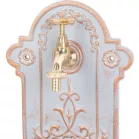 Mosdó Strend Pro Garden LT-H20682, kerti, zöld/réz megjelenésű, 220x100x370 mm