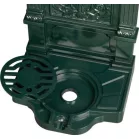 Mosdó Strend Pro Garden LT-J20526, kerti, zöld, 390x320x830 mm