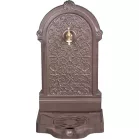 Mosdó Strend Pro Garden LT-H20505, kerti, barna, 390x330x720 mm