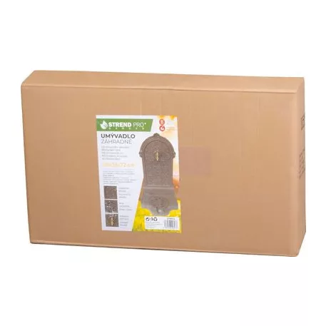 Mosdó Strend Pro Garden LT-H20505, kerti, barna, 390x330x720 mm