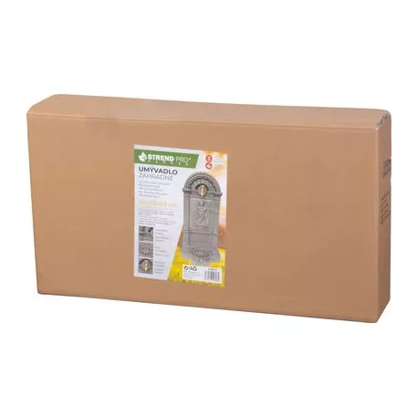Mosdó Strend Pro Garden LT-DC044, kerti, barna, 400x350x830 mm