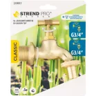 Csap Strend Pro, mosdóhoz Gardens, sárgaréz, 3/4"