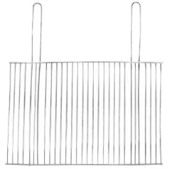 Grillrács BBQ 80.1, 680x400 mm, Drótos