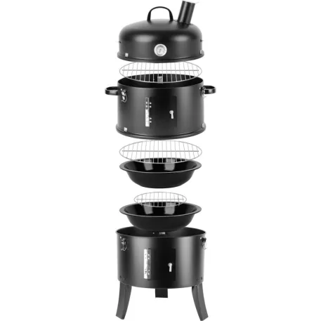 Bbq Smoker Grill, 3 az 1-ben, 44X78 cm