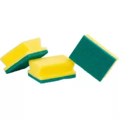 Mosogatószivacs 70-0059-11 90x60x40 mm, csomag 3 db
