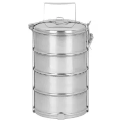 Ételhordó Magichome Stt, 4x 1,2 L, Inox, 16x26