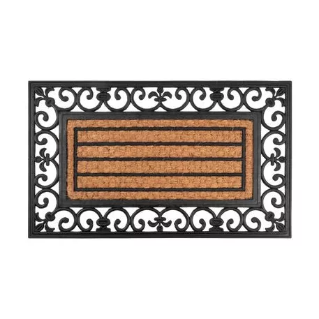 Lábtörlő 45x75 cm, Ornament, Panama