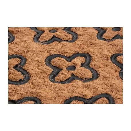 Lábtörlő 45x75 cm, Virágok, Panama