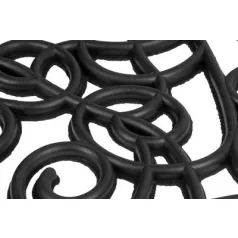 Lábtörlő 45x75 cm, Grand, Gumi, Félkor