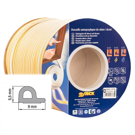 Stomil Sd-39Ax Tömítés /4-0 P, 9x5,5 mm, 100 m, Barna