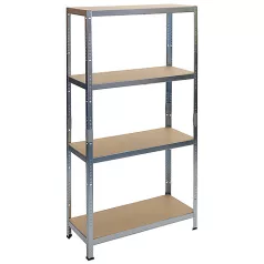 Polc, Fém, Racks Rat20 Ms, 1800x900x400 mm, Max. 175 kg