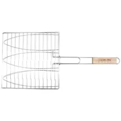 Grillkanál BBQ 37C, 275x280 /580 mm, Cr + Fa