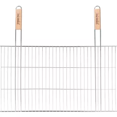 Grillrács BBQ 4411A, 380x680/620 mm, Drótos