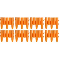 Ágyásszegély Ívelt Ge037, 27x24 cm, Pp, Terrakotta, 8 db