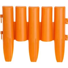 Ágyásszegély Ívelt Ge037, 27x24 cm, Pp, Terrakotta, 8 db