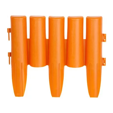 Ágyásszegély Ívelt Ge037, 27x24 cm, Pp, Terrakotta, 8 db