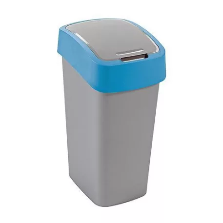 Szemetes Curver FLIP BIN 25L kosár, szürke / kék, szemetet