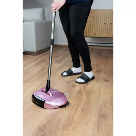 Sandy Ef1 Padlóseprű, Króm /Rózsaszín