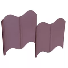 Szegély Le799, Barna, 120 mm, Műanyag, 32 db