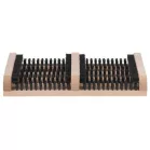 Cipőtisztító Lábtörlő Geco Wmn.1, 360x265x55 mm, Fa