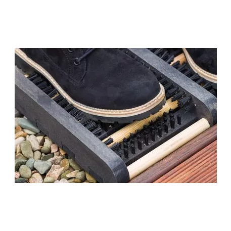 Cipőtisztító Lábtörlő Geco Wmn.1, 360x265x55 mm, Fa