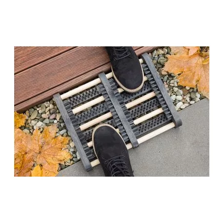 Cipőtisztító Lábtörlő Geco Wmn.1, 360x265x55 mm, Fa