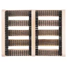 Cipőtisztító Lábtörlő Geco Wmn.1, 360x265x55 mm, Fa